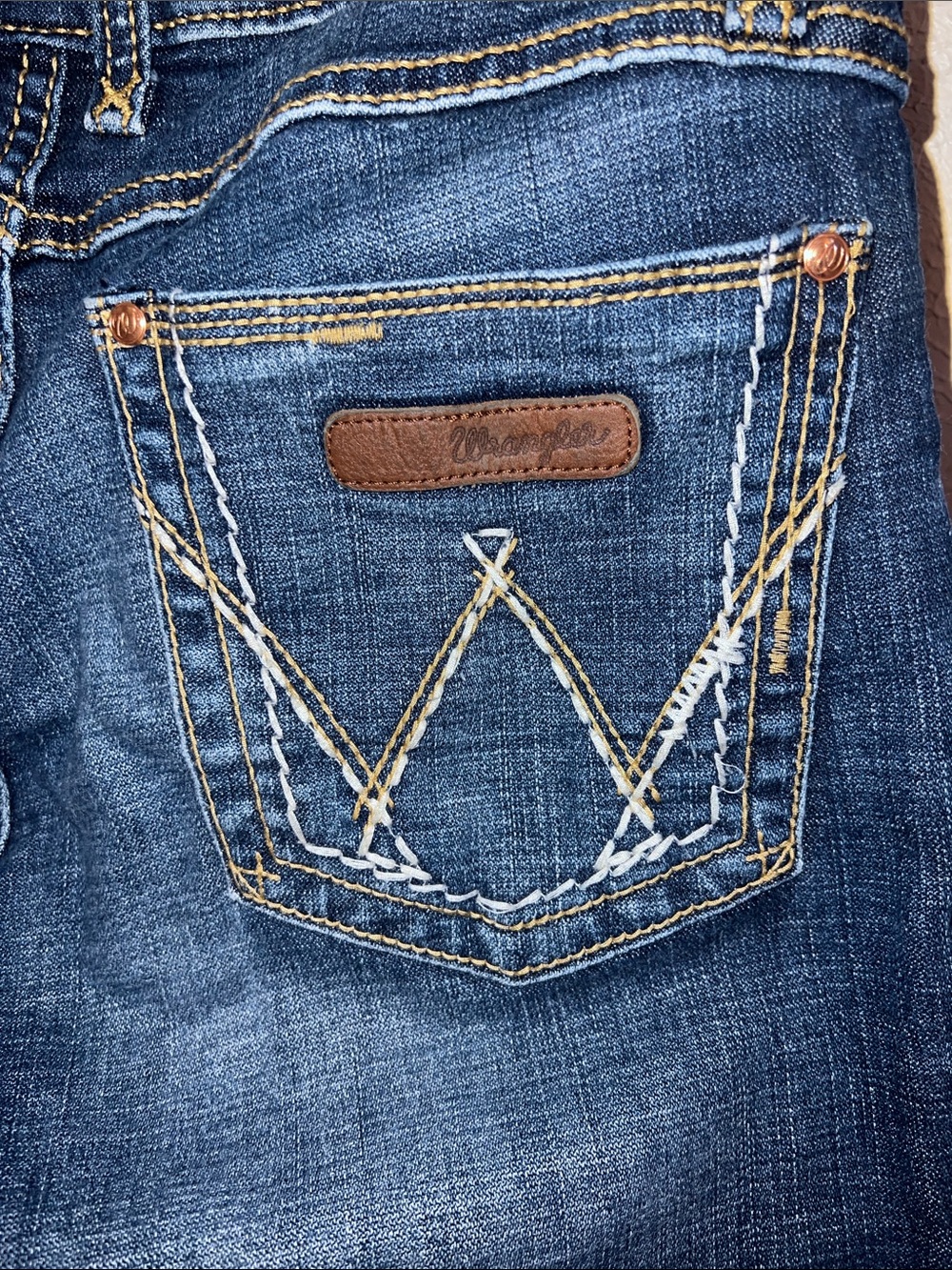 Wrangler Women's Dark Indigo Bootcut Jeans - Picture 4 of 4